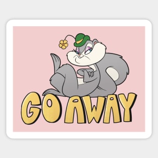 GO AWAY Sticker